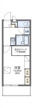 レオパレスラルマン　福岡町の物件間取画像